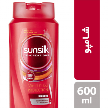 شامپو مو رنگ شده Vibrant Colour Protection سان سیلک 600 میلی لیتری